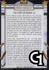 The Furry of Ferrus (a)